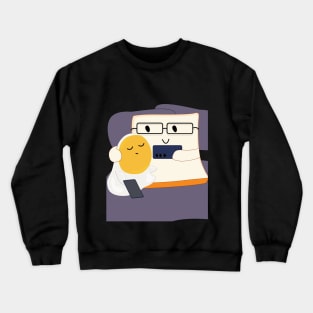 Asleep next to you What The Egg Crewneck Sweatshirt